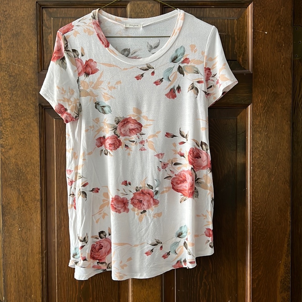 Floral print t-shirt